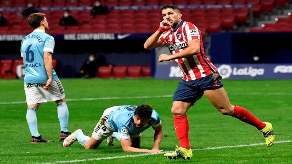Atletico Madrid striker Luis Suarez